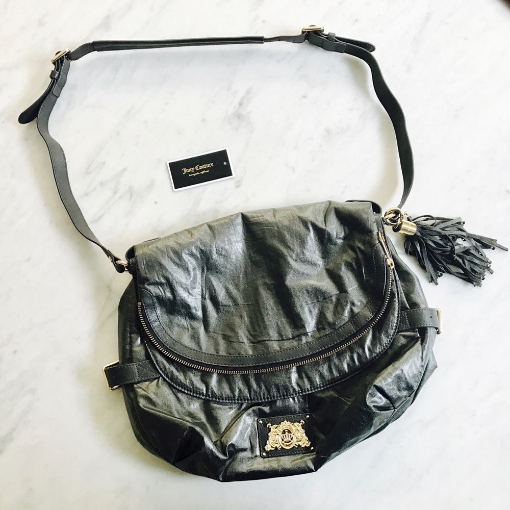Juicy Couture Shimmer Nylon Kel KHAKI GREEN